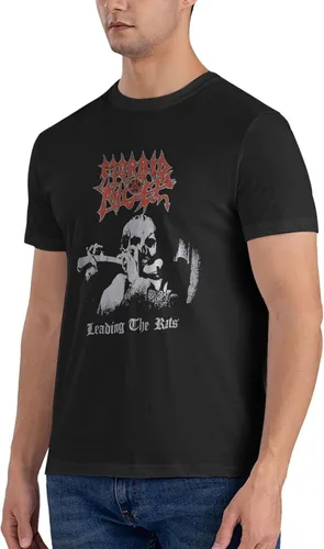Vista 2 de Morbid Angel T Shirt Men's Summer Round Neck Trend Fashion Short Sleeve T Shirt Sports Fitness Cotton Shirt Tops