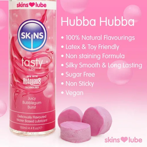 Vista 3 de Creative Conceptions LLC 82368: Lubricante a base de agua Skins Bubblegum 4.4 oz