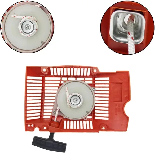 Vista 7 de Arrancador de retroceso compatible con motosierras Husqvarna 61 266 268 272 268XP 272XP