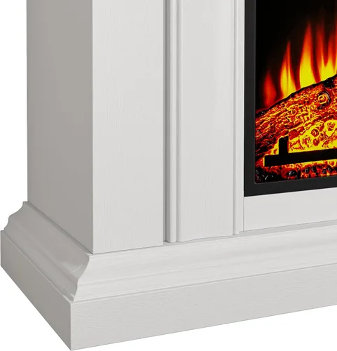 Vista 5 de FESTIVITY Mantel independiente de 36 pulgadas con inserto de chimenea eléctrica de 18 pulgadas para sala de estar y dormitorio, efecto realista