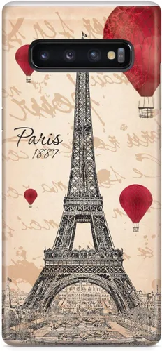 Vista 16 de Inspired Cases - Funda para iPhone Xs Max con textura 3D - Funda protectora de goma para iPhone Xs Max de Apple - Torre Eiffel de París 1887