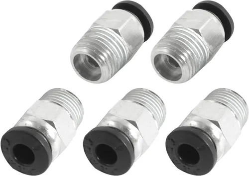 Vista 7 de M METERXITY Paquete de 5 unidades macho 1/4BSP de ajuste rápido – Adaptador de unión recto, accesorios de empuje para conectar, aplicar al sistema