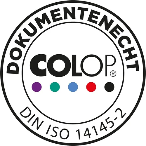 Vista 4 de COLOP ALCB. 53.A E-53 paquete de 2 – Recambio de tinta, Color Azul