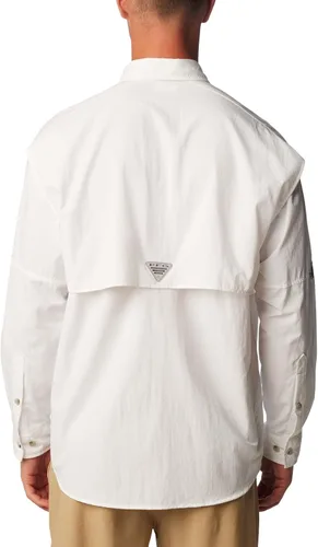 Vista 8 de Columbia Bahama II - Camisa de manga larga para hombre, color blanco, talla XL
