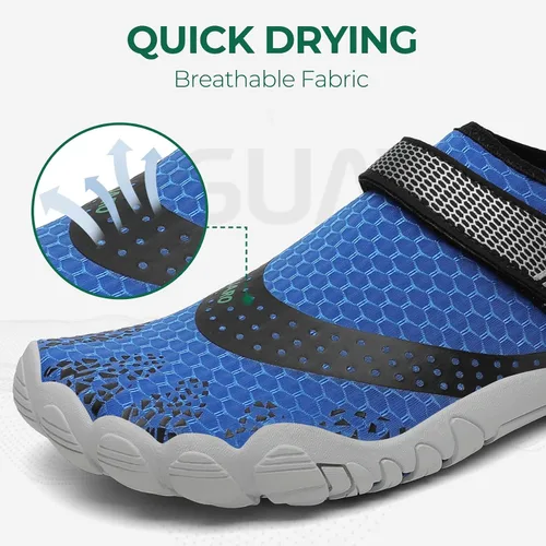 Vista 4 de SAGUARO Zapatos de agua para hombre y mujer, secado rápido, para natación, surf, playa, kayak, zapatos descalzos, puntera ancha