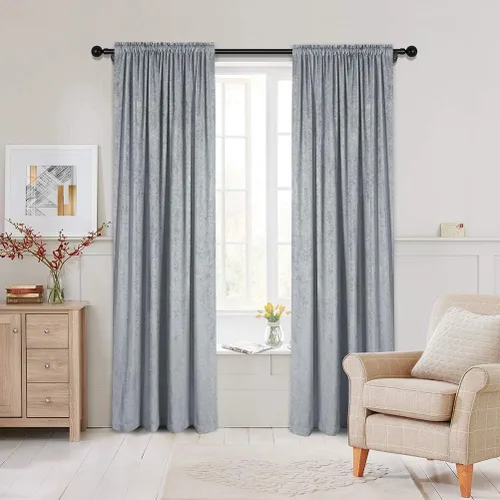 Vista 16 de Cortinas de doble cara de felpilla para cortina de cocina, cenefa para sala de estar