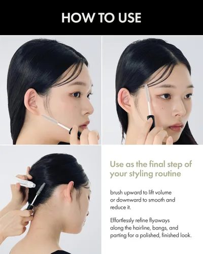 Vista 6 de CHAHONG Flyaway - Varita domadora profesional, para peluquería, portátil, para arreglar el cabello, gel de rímel para acabado de haris, no grasa