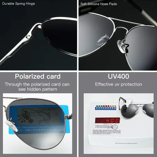 Vista 5 de Gleyemor Gafas de sol de aviador pequeñas para mujeres y hombres, marco pequeño de 2.047in, polarizadas, aviadores para cara pequeña