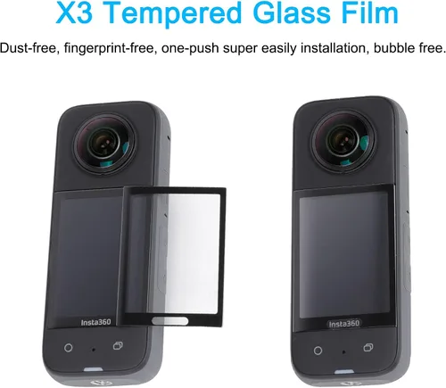 Vista 4 de PellKing Kit de accesorios de protección de cámara para Insta360 X3, Insta 360 X3, incluye protector de lente/cubierta protectora