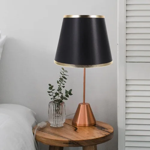 Vista 9 de Angoily Pantallas pequeñas para lámparas de mesa, pantalla moderna de tela de barril E27, cubierta de pantalla para dormitorio, escritorio, luces