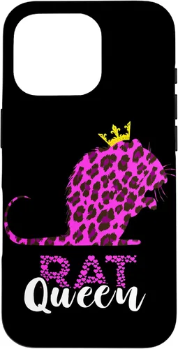 Vista 20 de Rat Queen Crown Leopard Mouse Rat Lover Rodent Rat Owner Case for iPhone 17