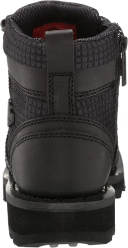 Vista 3 de HARLEY-DAVIDSON FOOTWEAR Botas de motocicleta Hamlyn de encaje de 5 pulgadas para mujer, Negro