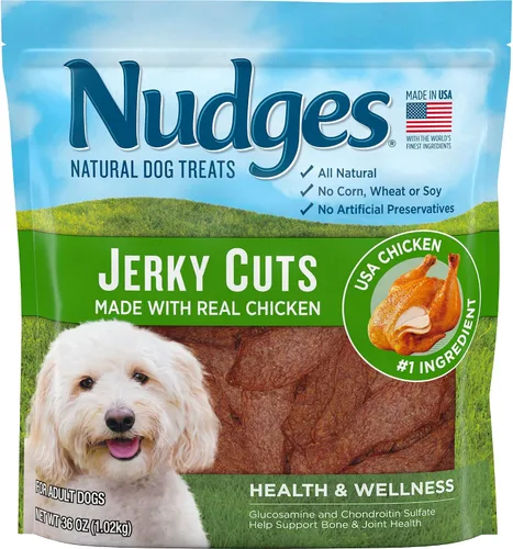 Vista 15 de Blue Buffalo Nudges Jerky Cuts - Golosinas para perros de pollo y pato