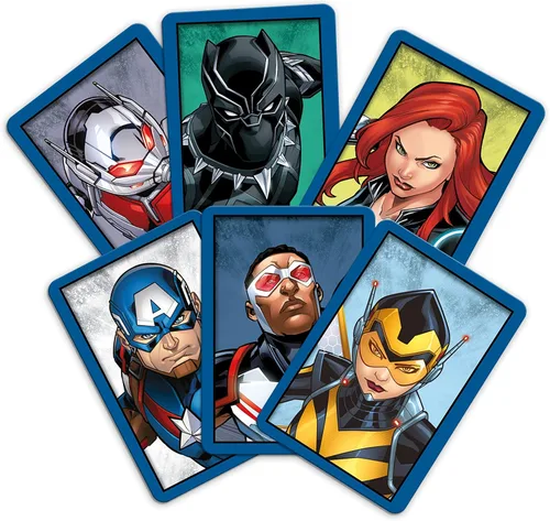 Vista 5 de Top Trumps Match Game Marvel Avengers - Juegos de mesa familiares para niños y adultos - Juego a juego y juego de memoria - Divertidos