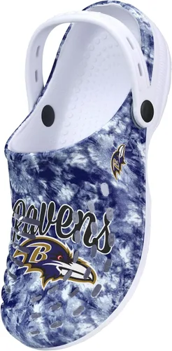 Vista 3 de FOCO NFL Womens NFL Team Logo Cloudie Garden Water Sandals Shoes Slipper Clogs with Strap