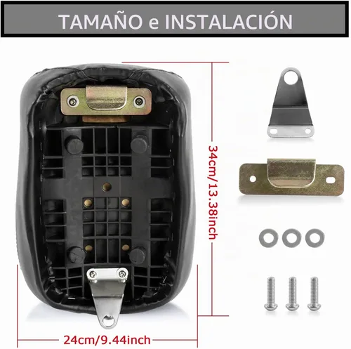 Vista 3 de PSLER Asiento de pasajero trasero para XVS V-Star Classic 1100 1998-2010