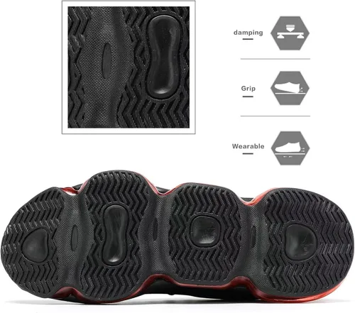 Vista 4 de Zapatillas de correr para hombre con cojín de aire, zapatillas de deporte de moda, informales, tenis, caminar, atléticos, zapatillas para hombre