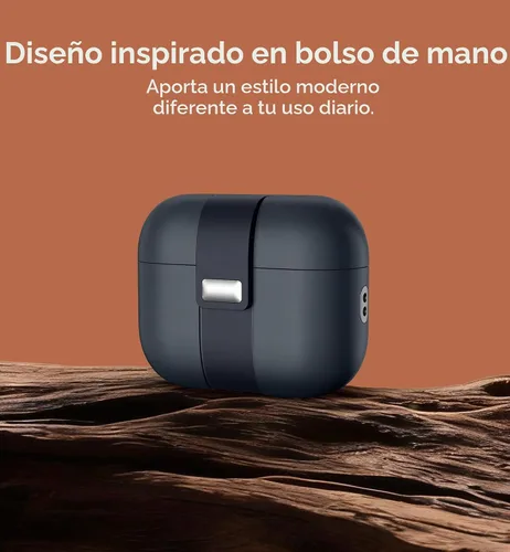 Vista 3 de SURITCH Funda para AirPods Pro 2/Pro, bloqueo magnético, compatible con Airpods Pro de 2ª y 1ª generación, funda protectora resistente con elegante