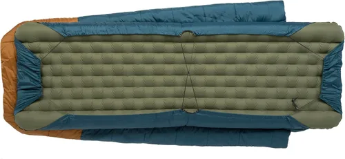 Vista 3 de Big Agnes Echo Park - Saco de dormir extra espacioso de lujo, 0°/25°/35° - Sistema de sujeción Padlok para acoplamiento de colchón de dormir