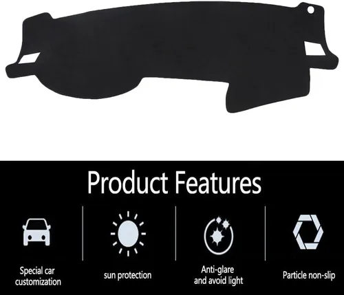 Vista 2 de Fundas de tablero para Subaru Outback 2004-2009, fundas de poliéster para salpicadero tipo alfombrilla, cubierta protectora interior de salpicadero