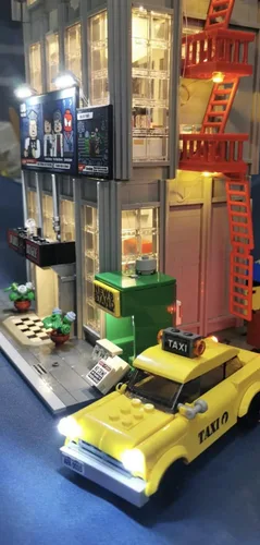 Vista 2 de Shining Blocks Kit de iluminación LED para Lego 76178 Spider-Man Daily Bugle (solo kit de iluminación, sin juego de Lego)