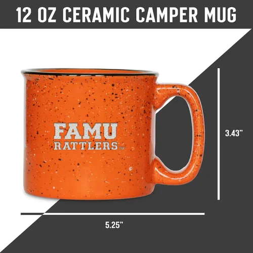Vista 6 de Rico Industries NCAA Speckle 12oz Laser Engraved Campfire Mug