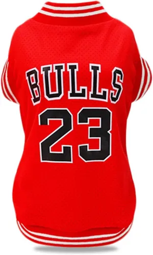 Vista 5 de Ropa para perros Camiseta transpirable de malla de baloncesto, ropa para mascotas, ropa deportiva para cachorros, camisa para perros de moda de Azul