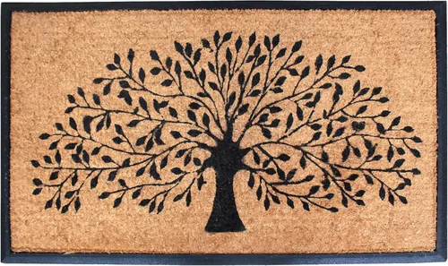 Vista 14 de A1HC Tapete para Puerta de Fibra de Coco Natural y Caucho, 30"x48" – Grueso, Duradero, Resistente, Anti-Desprendimiento, Resistente a la Medio