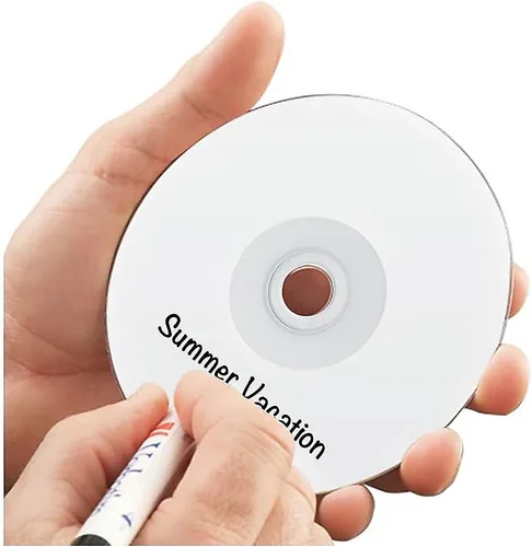 Vista 3 de VERBATIM CD-R 52X 700MB/80 Minute White Inkjet Printable 100 Pack Husillo