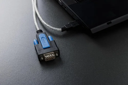 Vista 6 de DIGITUS USB 2.0 to RS232 Adapter Cable - USB-A DB9 Male - 1.8m FTDI Chipset - 75 to 128,000 bps Data Rate - COM Port Retention