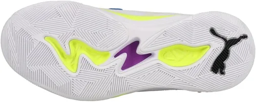 Vista 5 de PUMA Hombres TRC Blaze Court Baloncesto Zapatillas Atléticas - Blanco
