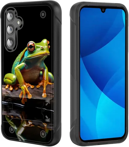 Vista 27 de Funda para Galaxy S25, de doble capa, resistente, a prueba de golpes, con soporte, funda protectora militar a prueba de caídas para Samsung Galaxy