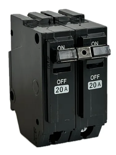 Vista 12 de Interruptor de circuito THQL2150, Compatible con General Electric, Reemplazo para interruptor THQL 2p 50A, 2 polos 50 amperios 120/240V 10kA