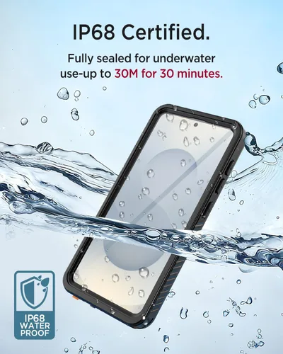 Vista 2 de Miimall Funda impermeable IP68 para Samsung Galaxy S26 Plus, compatible con MagSafe, Mil-Std 810G 360° protección de cuerpo completo resistente