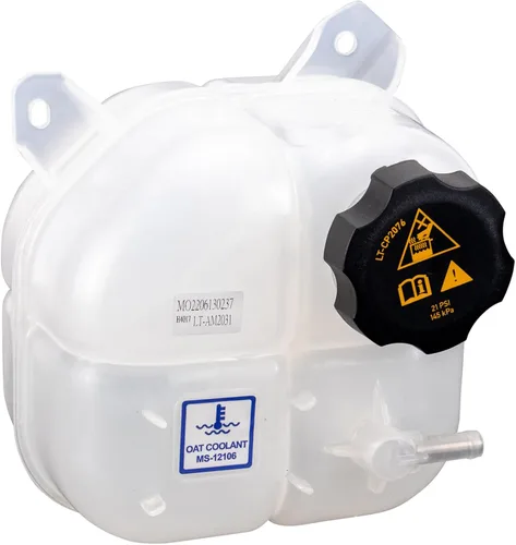 Vista 221 de TRQ Botella de desbordamiento del tanque de expansión del depósito de refrigerante del radiador compatible con Ram ProMaster City CH3014192 2015-2022