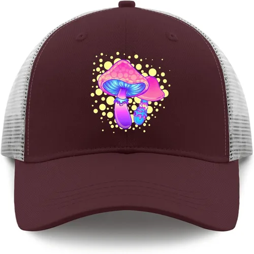 Vista 9 de devor Cap Magic Mushrooms Baseball Caps for Men Funny Cap Adjustable