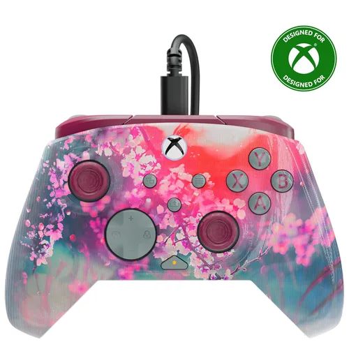 Vista 16 de Turtle Beach Rematch Advanced Wired Gaming Controller Licensed for Xbox Series X S, Xbox One, Windows PC - Colorful, Remappable Buttons, Hair