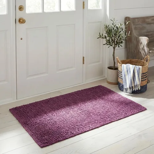 Vista 21 de SAFAVIEH Alfombra 2x3 - Colección de fibra natural - Marrón, yute hecho a mano, estilo granja, textura gruesa de pelo grueso (NF447D)