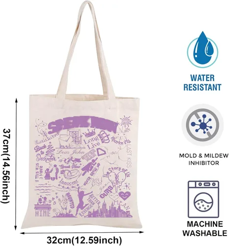 Vista 3 de TOBGBE Álbum de regalo para fanáticos del cantante con nombre inspirado en el concierto, bolsas de mano para amantes de la música, mercancía canción