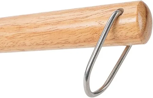 Vista 12 de Restaurantware Met Lux - Pala de pizza de 14 x 12 pulgadas, 1 pala de pizza duradera, con mango de madera para hornos domésticos o comerciales