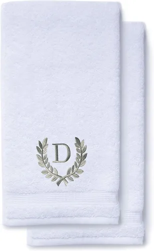 Vista 104 de Toallas de mano decorativas y con monograma para baño, cocina, maquillaje Regalo personalizado para boda-nupcial Toalla turca de lujo
