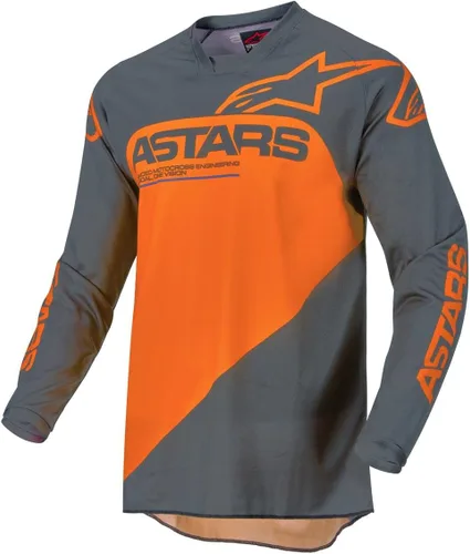 Vista 10 de Alpinestars Jersey Racer Supermatic Antracita/Naranja Sm (3761522-1440-S)