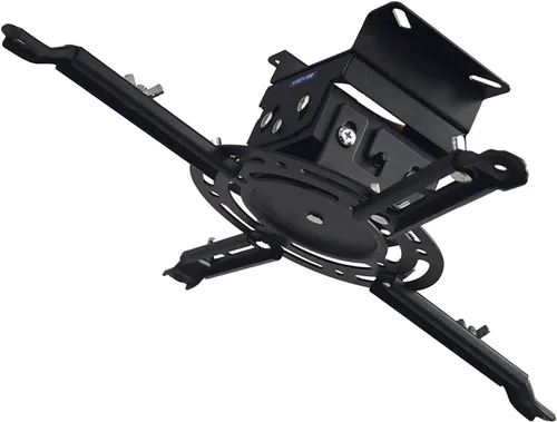 Vista 9 de Soporte para proyector, altura ajustable de 42.5 a 59 pulgadas, soporte de techo universal de movimiento completo, peso máximo de 22 libras y brazos