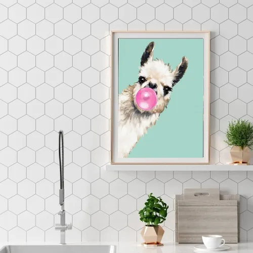 Vista 5 de Peeua Kits de pintura de diamantes 5D para adultos y niños, arte de diamantes de alpaca, arte de bricolaje, bordado de punto de cruz, manualidades