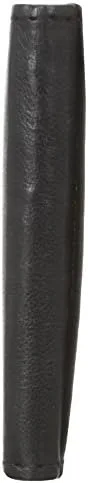 Vista 3 de Leatherboss - Cartera con clip para dinero, con ventana de identificación exterior, color negro, Negro