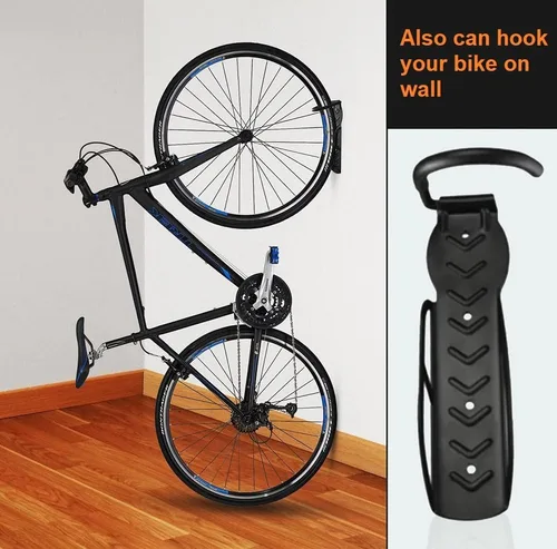 Vista 4 de Soporte de pared Eletric para scooter, ganchos para interiores, garaje, cobertizo, soporte de gancho vertical para bicicleta, scooter eléctrico