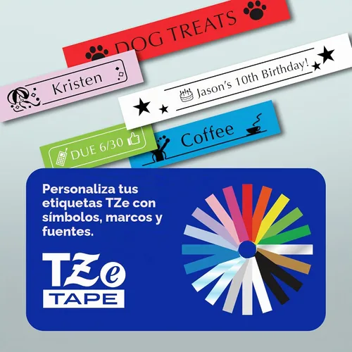 Vista 3 de Brother P-Touch Cube - Etiquetadora para teléfono inteligente, tecnología inalámbrica Bluetooth, múltiples plantillas disponibles, compatible