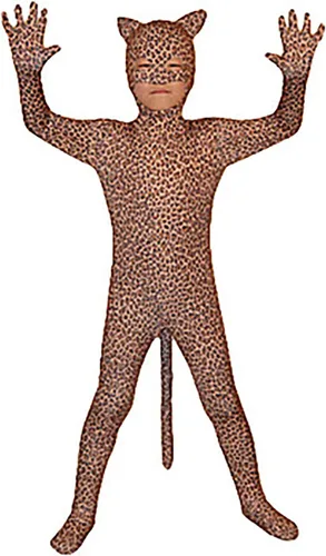 Vista 5 de Chendvol Kids Spandex Cheetah Leopard Halloween Costume Bodysuit
