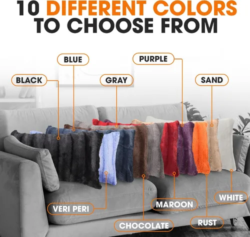 Vista 8 de Cheer Collection Almohadas Decorativas de Piel Sintética - Almohadas Decorativas para Sofá, Almohadas Decorativas para Cama, Almohadas de Acento