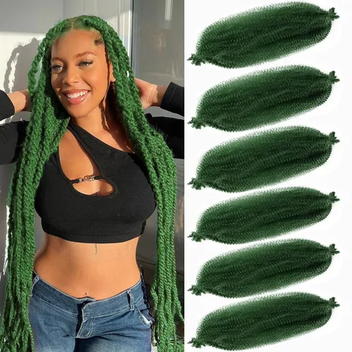 Vista 23 de Trenzas Afro Twist de 12 pulgadas - Cabello trenzado al crochet estilo Afro (12 pulgadas (Paquete de 3), 30#)